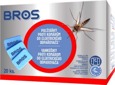 Bros Polštářky proti komárům do elektrického odpařovače 20 ks