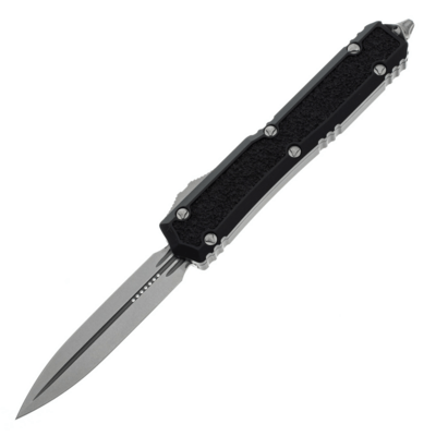 Microtech 206-10S Makora Standard automata kés 8,4 cm, Stonewash, fekete, alumínium