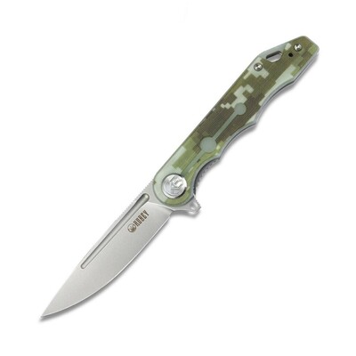 Kubey KU312E Mizo vreckový nôž 8 cm, maskovacia Camo, G10