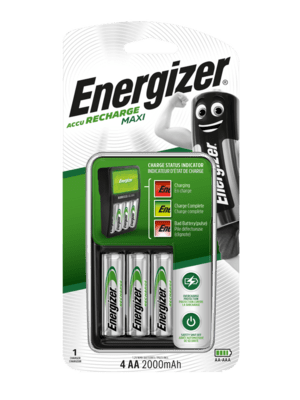 Energizer Nabíječka Maxi + 4AA Power Plus 2000 mAh