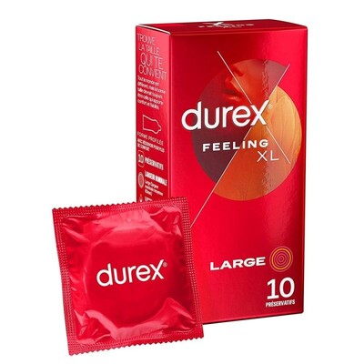 Durex kondom 10ks Feeling XL Large