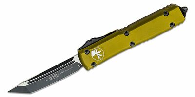 Microtech 123-1OD Ultratech Black Standard OD Green automata kés 8,8 cm, fekete, zöld, alumínium