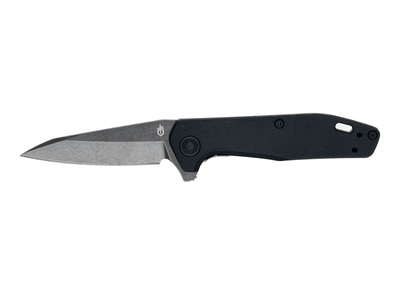 Gerber G1612 Fastball Linerlock Black vreckový nôž 7,6 cm, Stonewash, čierna, hliník