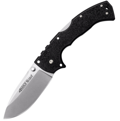 Cold Steel 62RQZ 4 Max Scout masszív zsebkés 10,2 cm, Stonewash, fekete, Griv-Ex