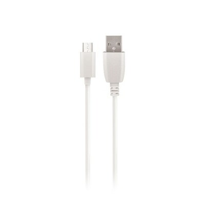 Maxlife Micro USB nabíjací kábel 3A 1m, biely