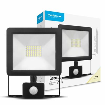 Modee Lighting LED reflektor A2-sorozat + érzékelő 30W 120° 4000K 2700lm (ML-FLS4000K30WSA2N)