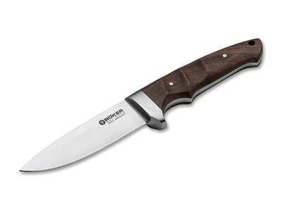 Böker Manufaktur Solingen 122541 Integral II Walnut lovecký nůž 10cm, ořechové dřevo, pouzdro