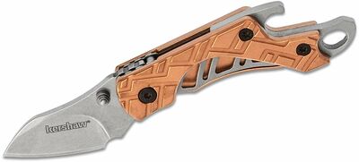 Kershaw K-1025CUX CINDER COPPER kapesní nůž 3,6 cm, Stonewash, měď, otvírák na láhve