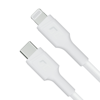 KABGC07W Green Cell White USB-C - Lightning MFi 1m cable for Apple iPhone PowerStream, with Power De