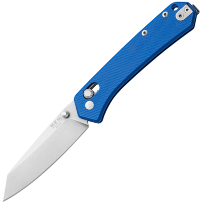MKM MK YP-GBL YIPPER zsebkés 7,2 cm, kőmosott színű, kék, G10