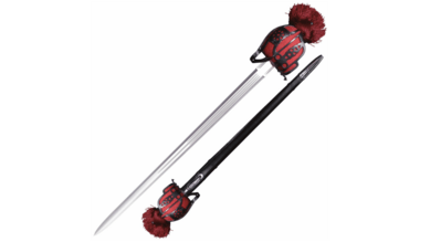 Cold Steel 88SB Scottish Broad Sword sběratelský meč 80 cm, dřevo, kůže, ocel, pouzdro dřevo+kůže