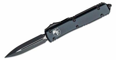 Microtech 122-1T Ultratech Black Tactical Standard automatický nůž 8,6 cm, celočerná, hliník