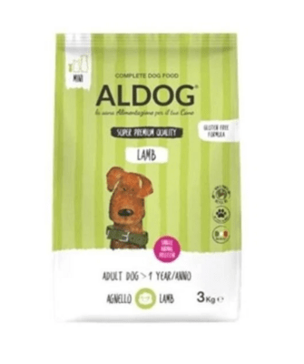 Aldog 2D-LA3S Lamb Mini  granule pre dospelé psy, malé plemená, jahňacie, 3 kg
