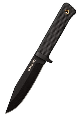Cold Steel 49LCKD SRK Compact záchranársky nôž 12,7 cm, čierna, Kraton, puzdro