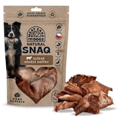 DOG SNAQ 99194 doplnkové krmivo pre psy - sušené hovädzie držky 100G