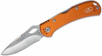 Buck BU-0722ORS1 SpitFire™ Orange vreckový nôž 8,3 cm, oranžová, hliník