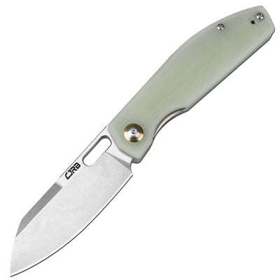 CJRB J1929-NTG Ekko Nature Green Transparent vreckový nôž 8,2 cm, Linerlock, zelená, G10