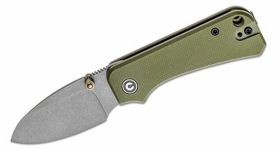 CIVIVI C19068S-5 Baby Banter vreckový nôž 5,9 cm, Stonewash, zelená, G10