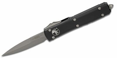 Microtech 120-10AP Ultratech Bayonet automata kés 8,8 cm, Apokaliptikus, fekete, alumínium