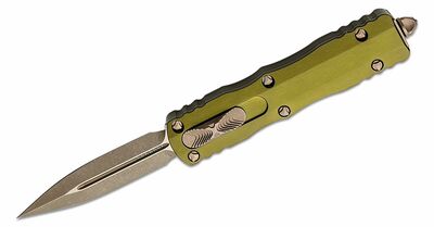  Microtech 225-13APOD Dirac Bronzed Standard automatický nôž 7,4 cm, Apocalyptic, zelená, hliník