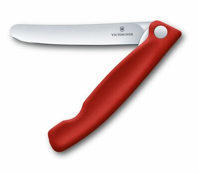 Victorinox 6.7801.FB Swiss Classic zatvárací nôž na zeleninu 11 cm, červená