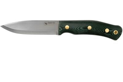 Casstrom CASS-13123 No.10 Forest Knife Green nůž do přírody 10 cm, zelená, Micarta, pouzdro, křesadl