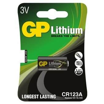 GP Lithium CR123 lithiová baterie 1ks 1022000111