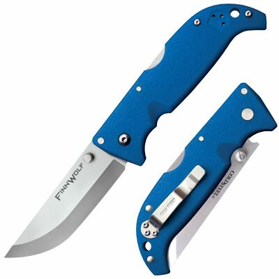 Cold Steel 20NPG Finn Wolf Blue kapesní nůž do přírody 8,9 cm, modrá, Griv-Ex