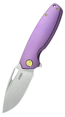 Kubey KB360C Tityus kapesní nůž 8,6 cm, fialová, titan