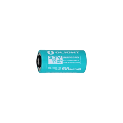 OL468 OLIGHT akkumulátor 3,7 V 550 mAh újratölthető CR123A halványkék S1R II ORB-16C05-10C