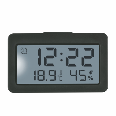 60.2045.10 TFA Digitálny mini budík s teplotou a vlhkosťou