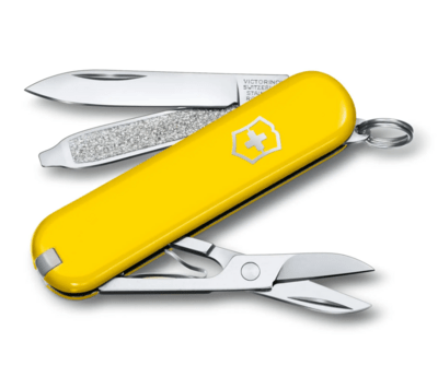Victorinox 0.6223.8G Classic SD Colors Sunny Side multifunkčný nôž, žltá, 7 funkcií 