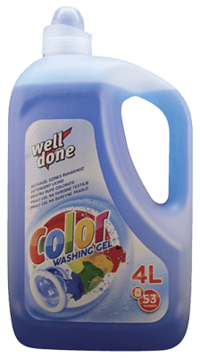 Well Done FINE Color Prací gél na farebné prádlo 4 L