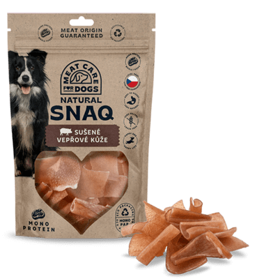 DOG SNAQ 99198 doplnkové krmivo pre psy - sušená bravčová koža 100G