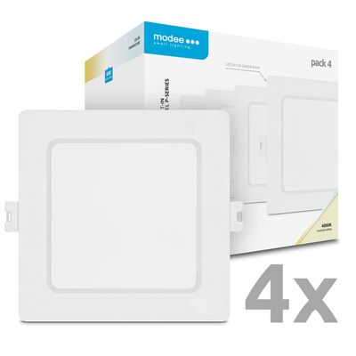 ML-LPSB4000K6WPN Modee LED Panel Négyzet - Beépíthetó P-sorozat 6W 4000K (660 lumen) P4 ERP