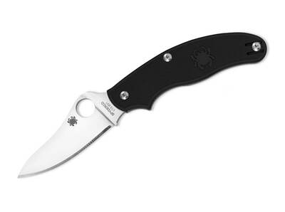 Spyderco C94PBK3 UK Penknife vreckový každodenný nôž 7,6 cm, čierna, FRN
