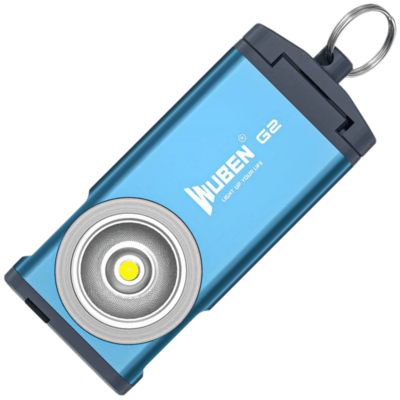 Wuben G2 BLUE mini svietidlo na kľúče 500 lm, modrá