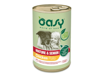 OAWBDMSL0040 Oasy pástétom érett és idős kutyáknak 0,4 kg