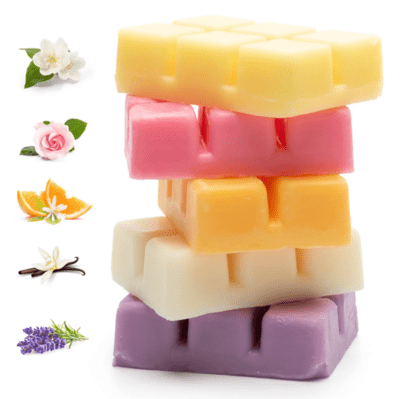 RIO-WAXM Aromaterapeutické sójové vosky (levandule, vanilka, pomerančový květ, růže, jasmín)