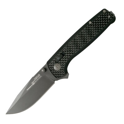 SOG-TM1032-BX TERMINUS XR LTE - CARBON & GRAPHITE zsebkés 7,5 cm, fekete, szénszálas