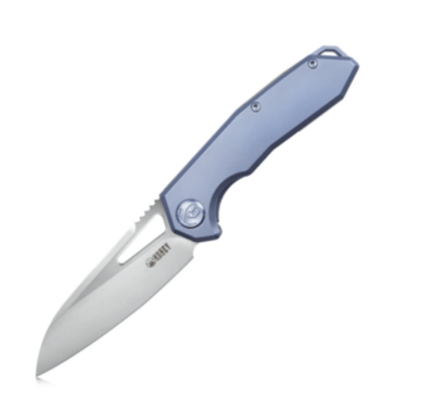 Kubey KB284B Vargant vreckový nôž 7,5 cm, modrá, titán