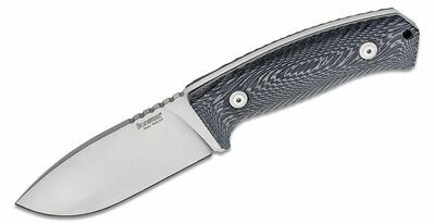 LionSteel M3 MI vadászkés 10,5 cm, fekete, Micarta, Cordura hüvely