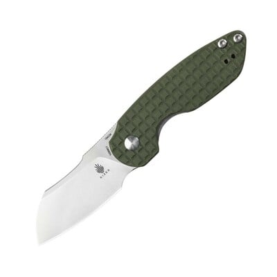 Kizer V2569C1 OCTOBER Mini Green kapesní nůž 6,5 cm, Stonewash, zelená, G10