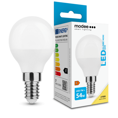 Modee Lighting LED Globe Mini žárovka G45 7W E14 teplá bílá (MLG452700K7WE14N)