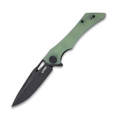 Kubey KB245G Raven Jade zsebkés 9 cm, fekete Dark Stonewash, jade, G10