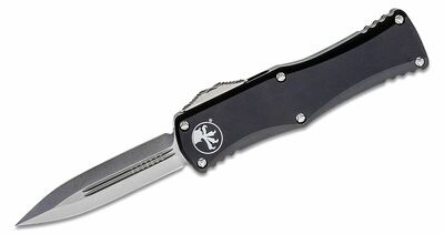 Microtech 702-10 HERA Stonewash automatický nůž 7,9 cm, Stonewash, černá, hliník 