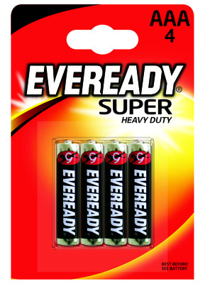 Energizer Eveready Super Heavy Duty AAA R03 / 4 1,5V 4ks 7638900227550