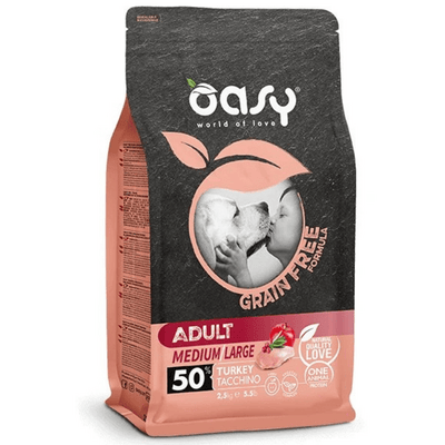OADGDATL1200 Oasy Grain free Adult Medium/Large TURKEY 12kg