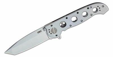 CRKT M16®-02SS Silver Tanto vreckový nôž 7,8 cm, Bead Blasted, celooceľový