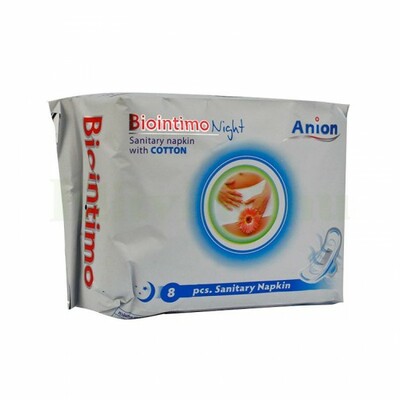 Biointimo Anion nočné hygienické vložky 8ks (Bio112)